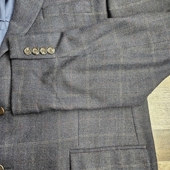 Lauren Ralph Lauren Men's Blazer Jacket Navy Blue Lamb's Wool - Picture 4 of 16